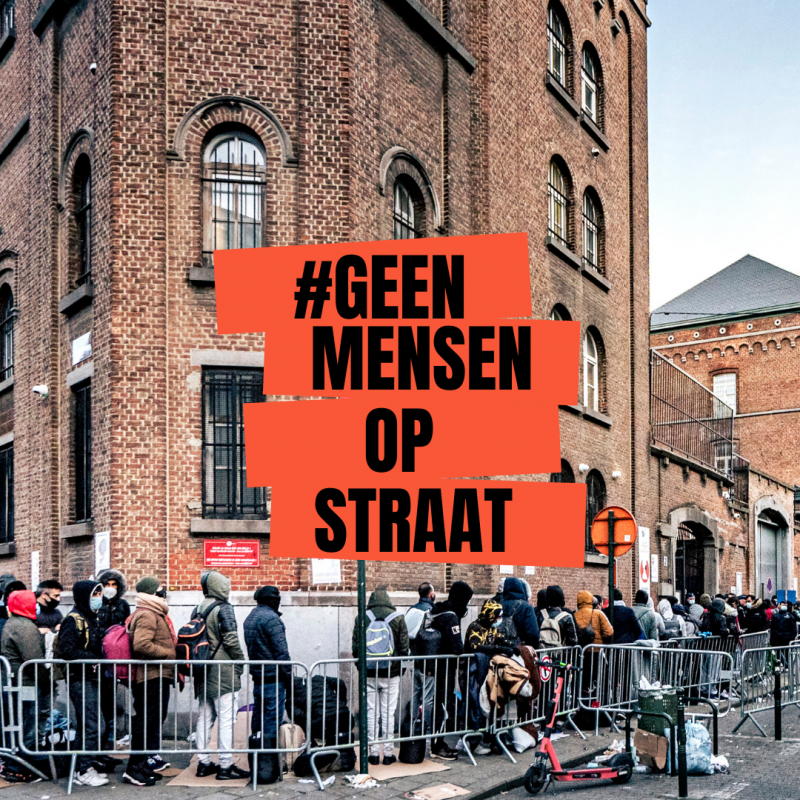 #GeenMensenOpStraat petitie