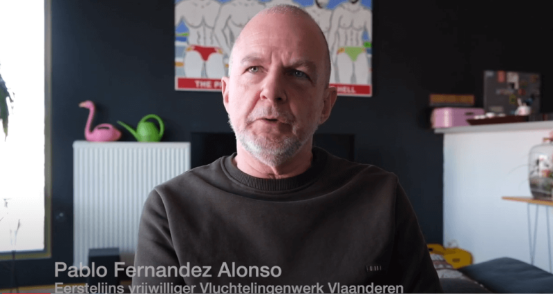 Vrijwilliger Pablo - Vluchtelingenwerk Vlaanderen