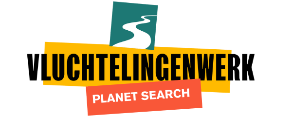 Logo Planet Search - Vluchtelingenwerk Vlaanderen