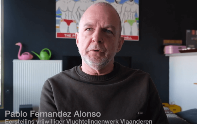 Vrijwilliger Pablo - Vluchtelingenwerk Vlaanderen